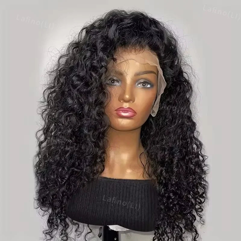 Curly Human Hair Wigs For Women Water Wave Lace Front Wig 13x4 13x6 Lace Frontal Deep Wave Wig Glueless Human Hair Hd Lace Wigs